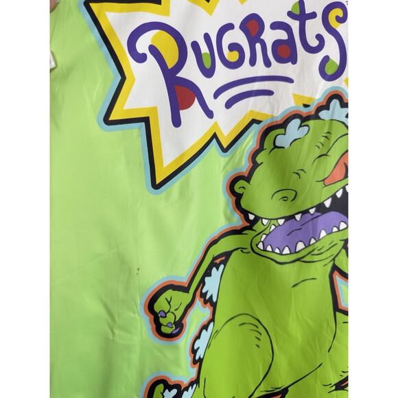 Vintage Nickelodeon Rugrats Windbreaker Jacket Size M Colorblock 90s Retro Style - Picture 8 of 16